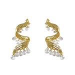 Flash! Original thick plated 18k real gold fringed zircon earrings, light luxury and high-end temperament silver needle earrings - Image 5