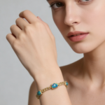 Luxury Black Opal Bracelet, S925 Silver Inlay Opal Jewelry for Women, Dainty Daily & Party Wear - Image 2