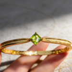 Elegant Vintage Style  Peridot Bracelet - Image 3