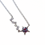 Luxury Starburst Alexandrite Bracelet, S925 Sterling Silver