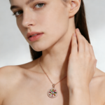 Natural Tourmaline Pendant - S925 Silver Elegant Necklace for Energy Healing & Daily Wear - Image 2