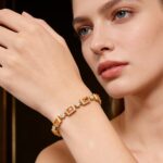 Orange Blossom Natural Fanta Garnet Bracelet, S925 Silver - Image 2