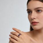 Natural Amethyst S925 Silver Band Ring - Calm Mind Spiritual Healing Jewelry for Women - Image 2