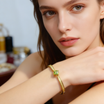 Elegant Vintage Style  Peridot Bracelet - Image 2