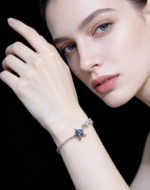 Luxury Starburst Alexandrite Bracelet, S925 Sterling Silver - Image 2