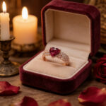 Cupid's Love Vintage Natural Garnet Ring - Burgundy Red, Silver-Inlaid S925 Silver, Perfect for Daily Wear & Romantic Occasions - Image 2