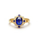 Ocean Blue Mystery Natural Sapphire Ring - Royal Blue, S925 Silver, Perfect for Daily Wear & Formal Occasions