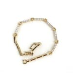 24k sand Golden Heart-Shaped Bracelet for Women  A stylish, luxury, and sophisticated accessory with a unique design.