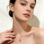 S925 silver gold-plated ins light luxury fashion high-end sense ancient prayer wheel high-end niche necklace - Image 2