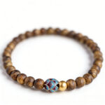 Sandalwood agarwood bracelet multi-circle tranquility beading emotional stability bracelet original bracelet - Image 2