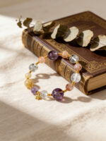 Mountain Wild Natural Crystal Bracelet - S925 Silver, Amethyst & Black Gold Super Seven, Healing Crystal Jewelry for Women - Image 3