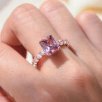 Love God Dora Natural Zircon Ring - Rose Gold, S925 Silver, Perfect for Daily Wear & Formal Occasions - Image 4