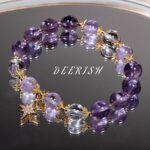 Natural Amethyst Bracelet, Crystal Bracelet for Women, Luxurious Gift