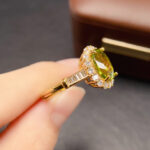 Emerald Wonderland Natural Peridot Ring - Olive Green, S925 Silver, Perfect for Daily Wear & Formal Occasions - Image 5