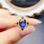 Ocean Blue Mystery Natural Sapphire Ring - Royal Blue, S925 Silver, Perfect for Daily Wear & Formal Occasions - Image 3