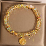 New Chinese citrine bracelet women's light luxury niche exquisite gourd bracelet God of Wealth bracelet for girlfriends gifts - Image 4