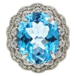 Natural Sapphire Ring, entirely set with S925 silver jewelry - Image 5