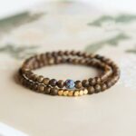 Sandalwood agarwood bracelet multi-circle tranquility beading emotional stability bracelet original bracelet - Image 4