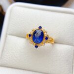 Ocean Blue Mystery Natural Sapphire Ring - Royal Blue, S925 Silver, Perfect for Daily Wear & Formal Occasions - Image 5