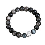 Octagram Obsidian S925 Luxury Men's Bracelet