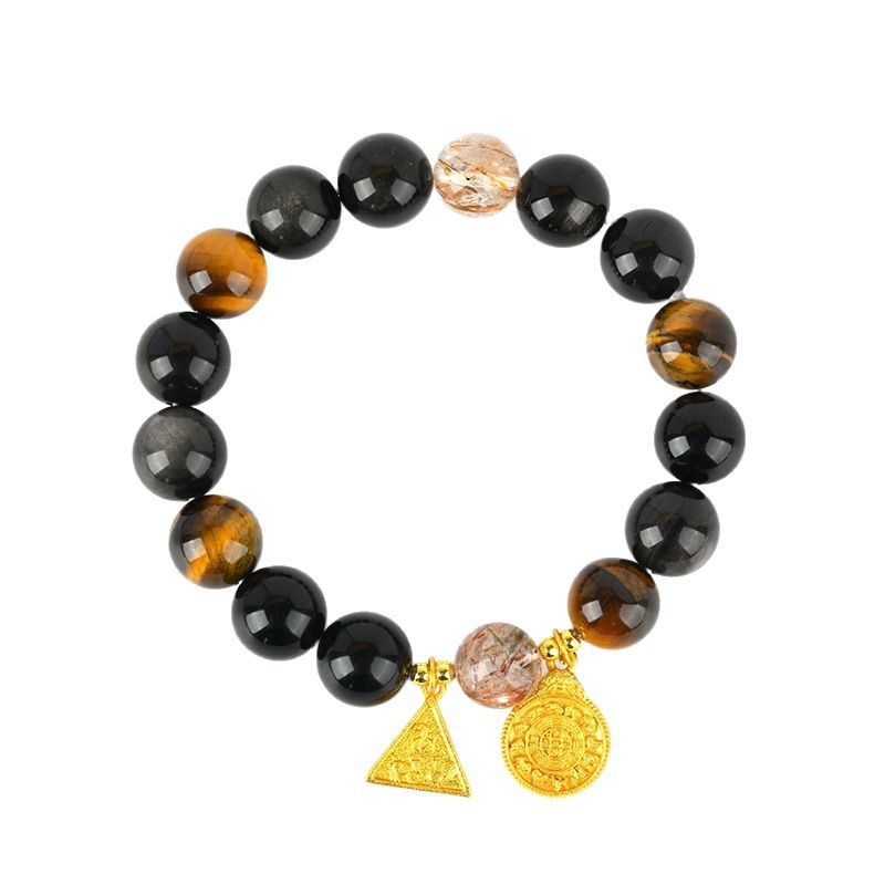 O1CN01cLoGmj22y9wwCh09J_2256127188-0-cib.jpg Natural Crystal Luxurious Three-Element Twelve Chinese Zodiac Bracelets for Men and Women, Perfect for Couples - Image 1