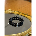 2026 New Six-Character Mantra Bracelet Natural Obsidian Obsidian Couple Bracelet Jewelry Gift for Boyfriend - Image 6