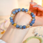 Natural Crystal Sapphire Yellow Tower Crystal Bracelet - Original Women's Design, Bestselling Bracelet - Image 2