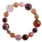 Wealth-attracting Sand Gold New Chinese Style White Crystal God of Wealth Bracelet for Women - Image 5