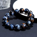 Natural 7A Blue Petal Stone Bracelet, Crystal Bracelet, Petal Stone Bead DIY - Image 4
