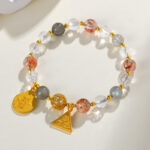 Natural Crystal Luxurious Three-Element Twelve Chinese Zodiac Bracelets for Men and Women, Perfect for Couples - Image 3