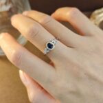 Natural sapphire rings, jewelry rings, light luxury vintage rings, cross-border hits - Image 5