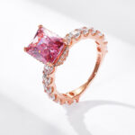 Love God Dora Natural Zircon Ring - Rose Gold, S925 Silver, Perfect for Daily Wear & Formal Occasions - Image 5