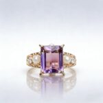 Emperor's Ring Natural Ametrine Ring - Purple-Yellow, Gold-Plated S925 Silver, Perfect for Formal & Luxury Occasions