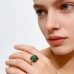 Nature & Fantasy Black Opal S925 Silver Ring - Celestial Inspired Gemstone Jewelry - Image 3
