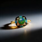Nature & Fantasy Black Opal S925 Silver Ring - Celestial Inspired Gemstone Jewelry - Image 4