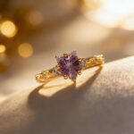 Self-Love S925 Silver Natural Fire-Cut Amethyst Ring - February Birthstone Jewelry - Image 3