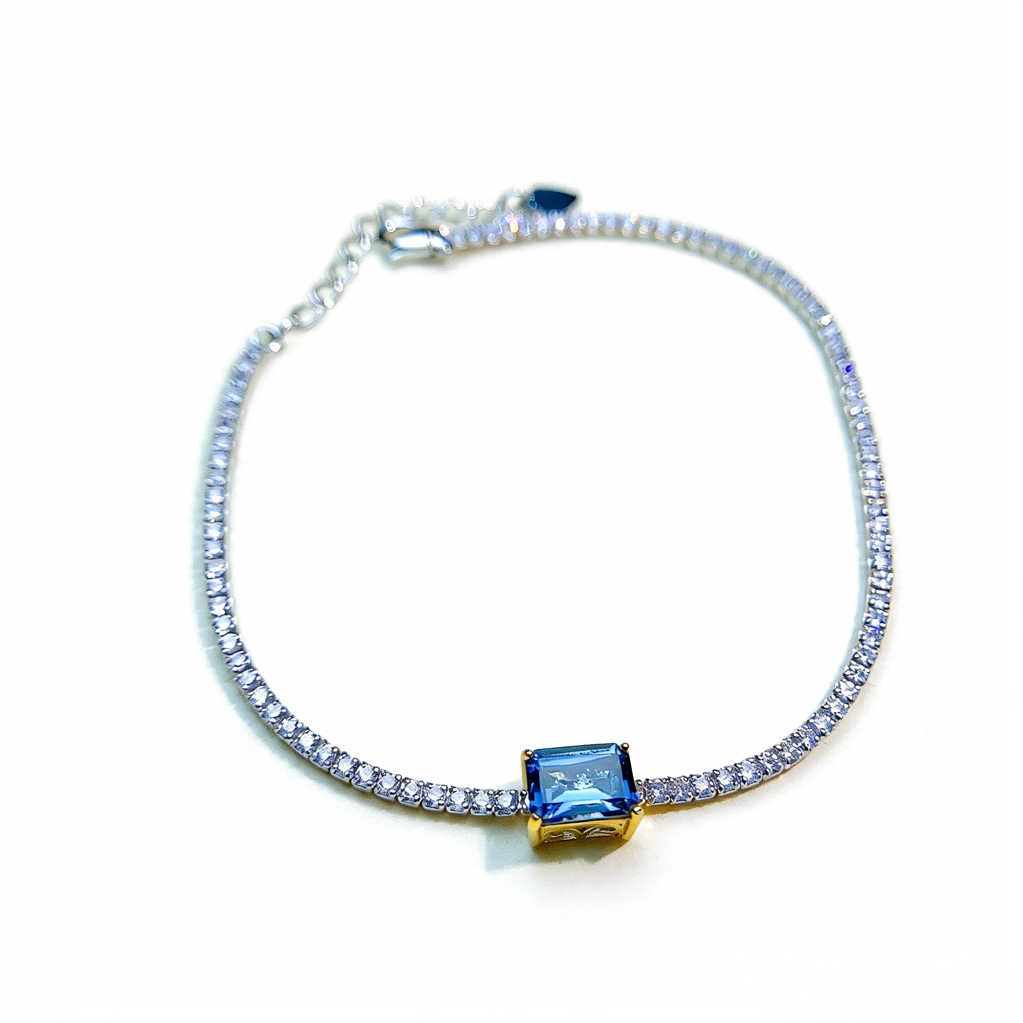 微信图片_2026-02-27_171707_879 Luxury Natural Topaz Bracelet Daily Blue Silver Inlaid - Image 1