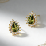 Vintage French Court Style S925 Silver 14K Gold-plated Green Drop Earrings, Elegant Retro Jewelry for Women - Image 3