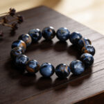 Natural 7A Grade Blue Pietersite Bracelet - Storm Gem Bracelet for Energy Healing & Courage Enhancement - Image 4