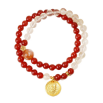 Bohemian Style Natural Red Agate Lemon Citrine Double-layer Bracelet - Image 4