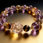 Luxury Natural Amethyst Ametrine Tiger Eye Bracelet Fortune Luck Handcrafted Daily Wear Spiritual - Image 3