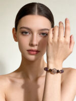 Luxury Natural Amethyst Ametrine Tiger Eye Bracelet Fortune Luck Handcrafted Daily Wear Spiritual - Image 2