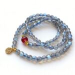 Lucky Moonstone Aquamarine Fu Bracelet