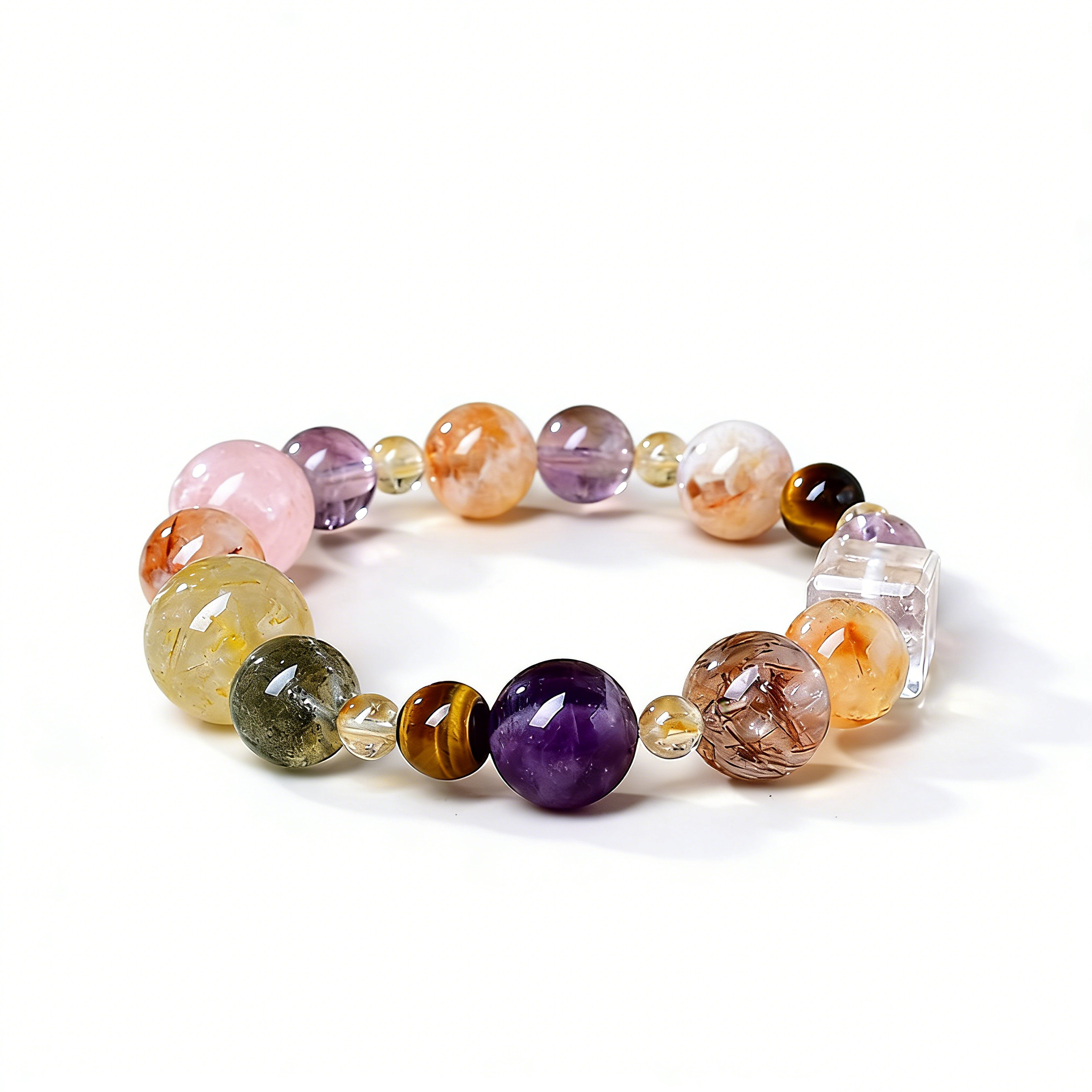 微信图片_2026-03-16_104100_626 Bohemian Handmade Natural Multi-Gem Crystal Beaded Bracelet Healing Spiritual Boho Chic Women Gift - Image 1
