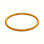 Vintage Engraved Gold Bangle Daily Wear