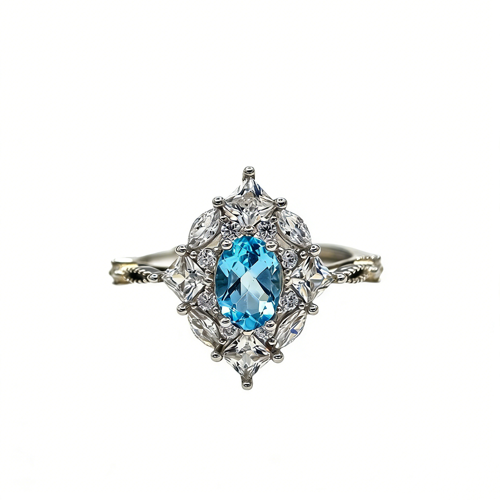 微信图片_2026-03-19_101826_634 Vintage Luxury Natural Topaz Ring Full Fire Luster Exquisitely Inlaid Style - Image 1