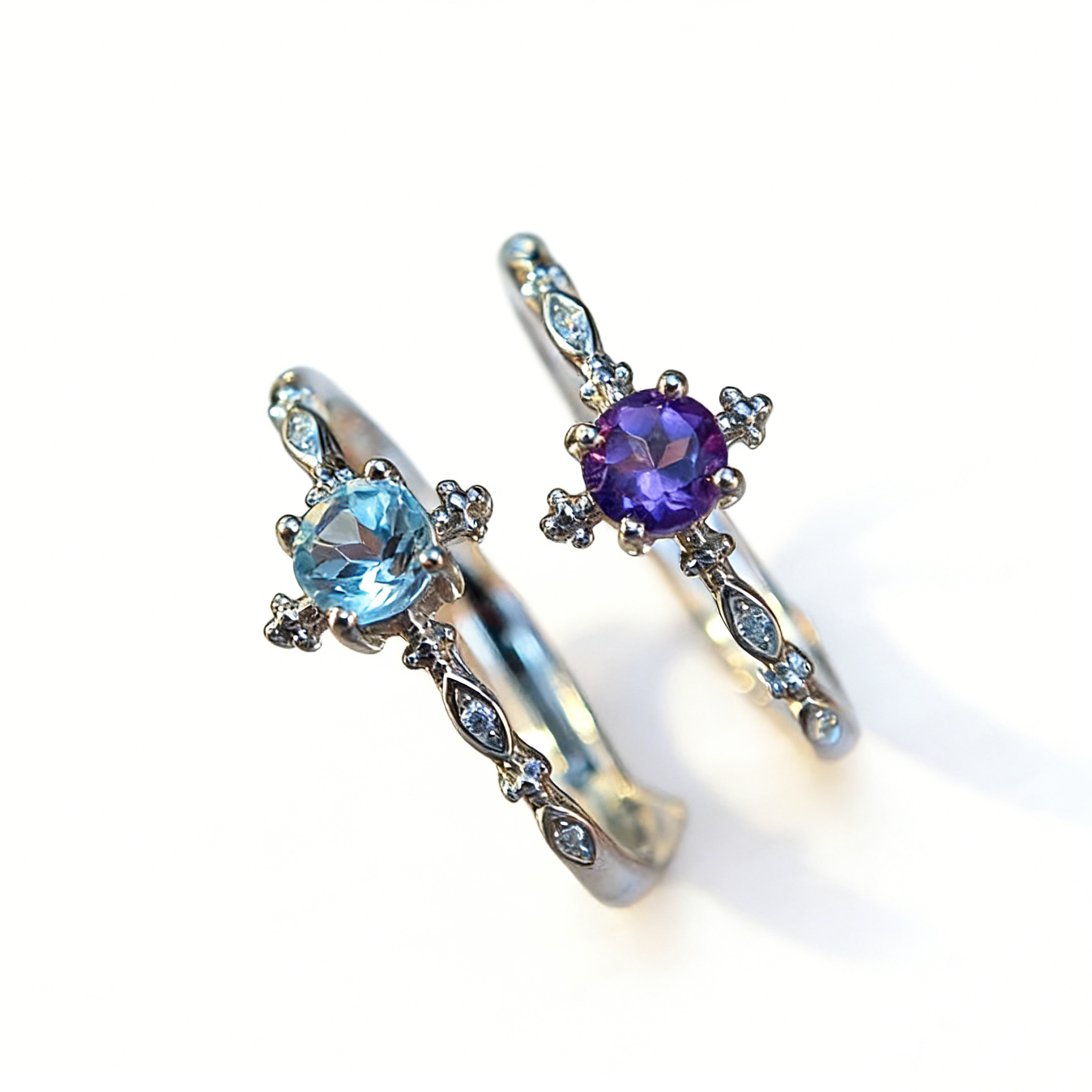 微信图片_2026-03-19_105103_704 Natural Crystal Gem Topaz Ring Inlaid Silver - Image 1