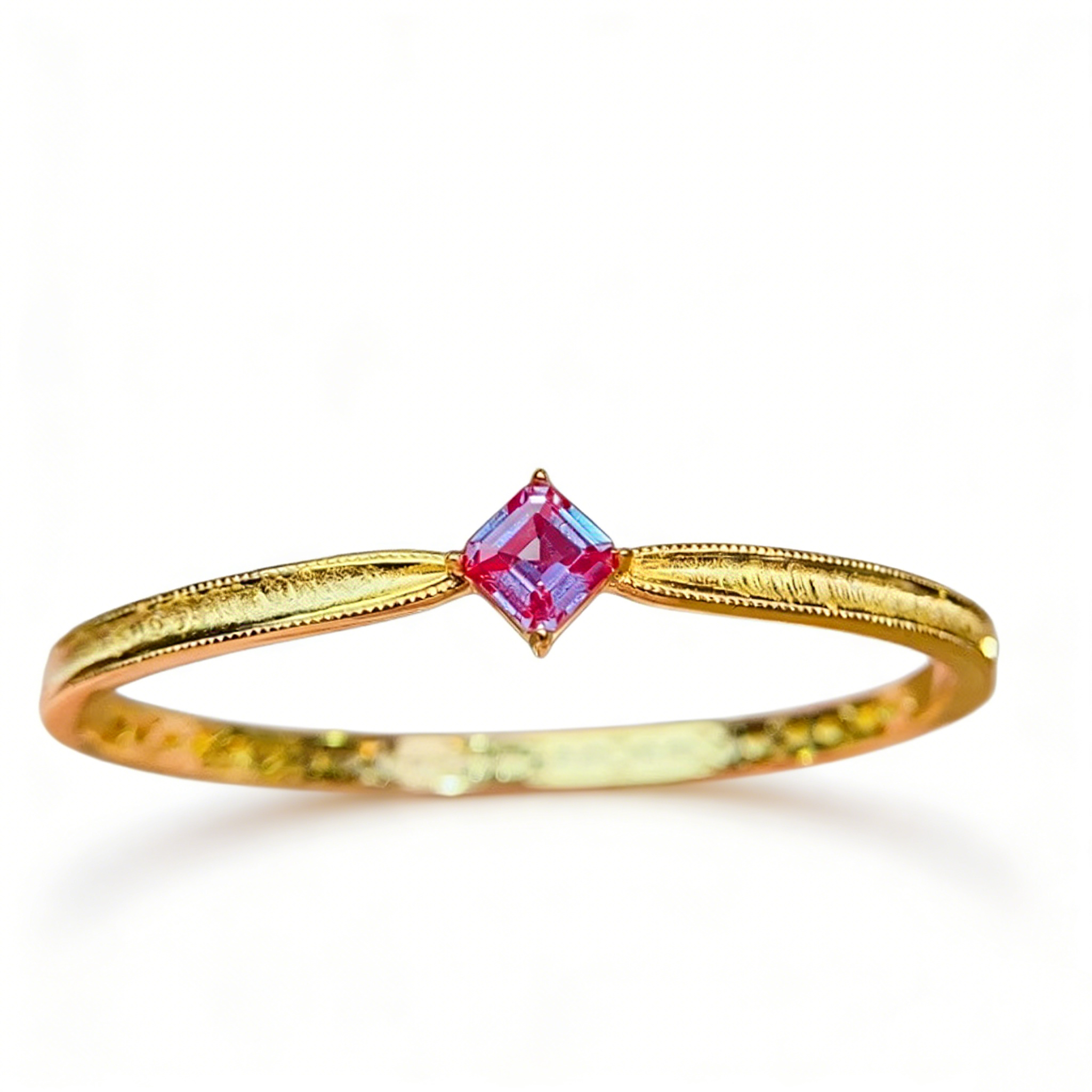 微信图片_2026-03-21_103509_070 Boho Alexandrite Bracelet • S925 Silver Delicate Stacking Bangle - Image 1