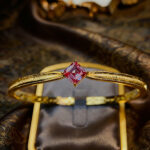 Boho Alexandrite Bracelet • S925 Silver Delicate Stacking Bangle - Image 3