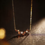 High-end Natural Red Agate Garnet Pendant Luxury Necklace - Image 3